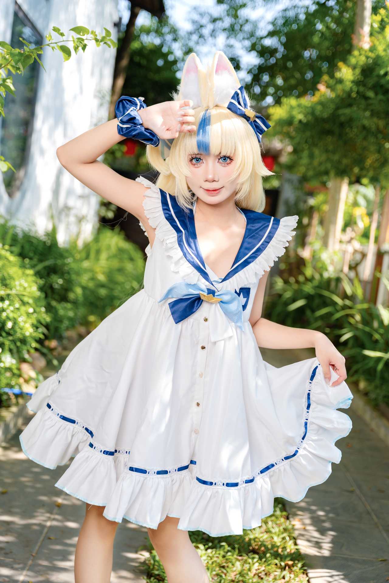 PoppaChan cosplay Sameko Saba – Vtuber “81 photos and 11 videos”