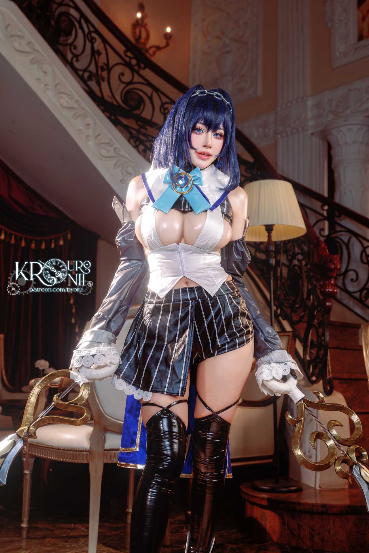Byoru (ビョル) cosplay Ouro Kronii – Hololive “82 photos and 21 videos”