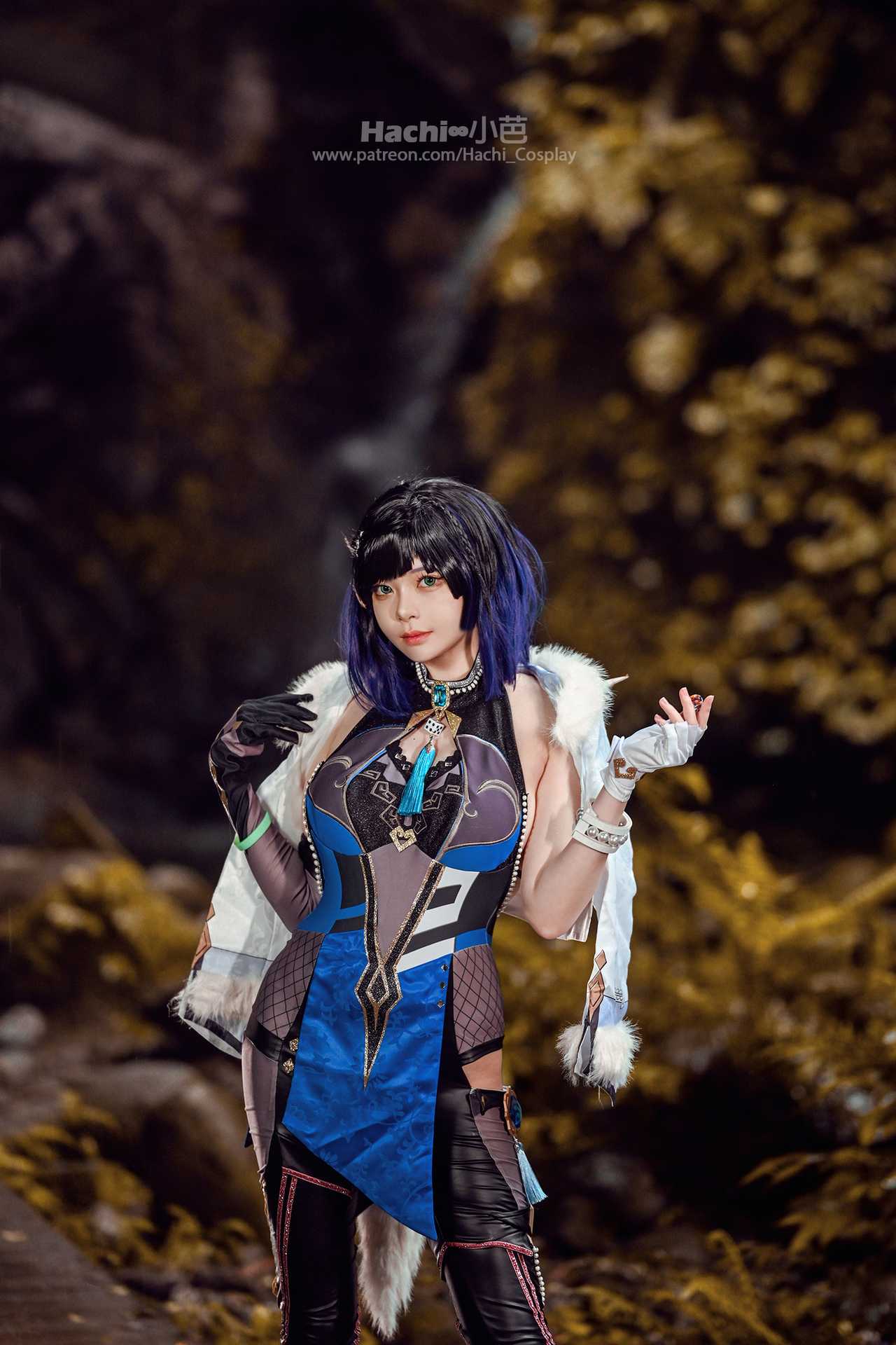 Hachi 小芭 cosplay Yelan – Genshin Impact “40 photos”