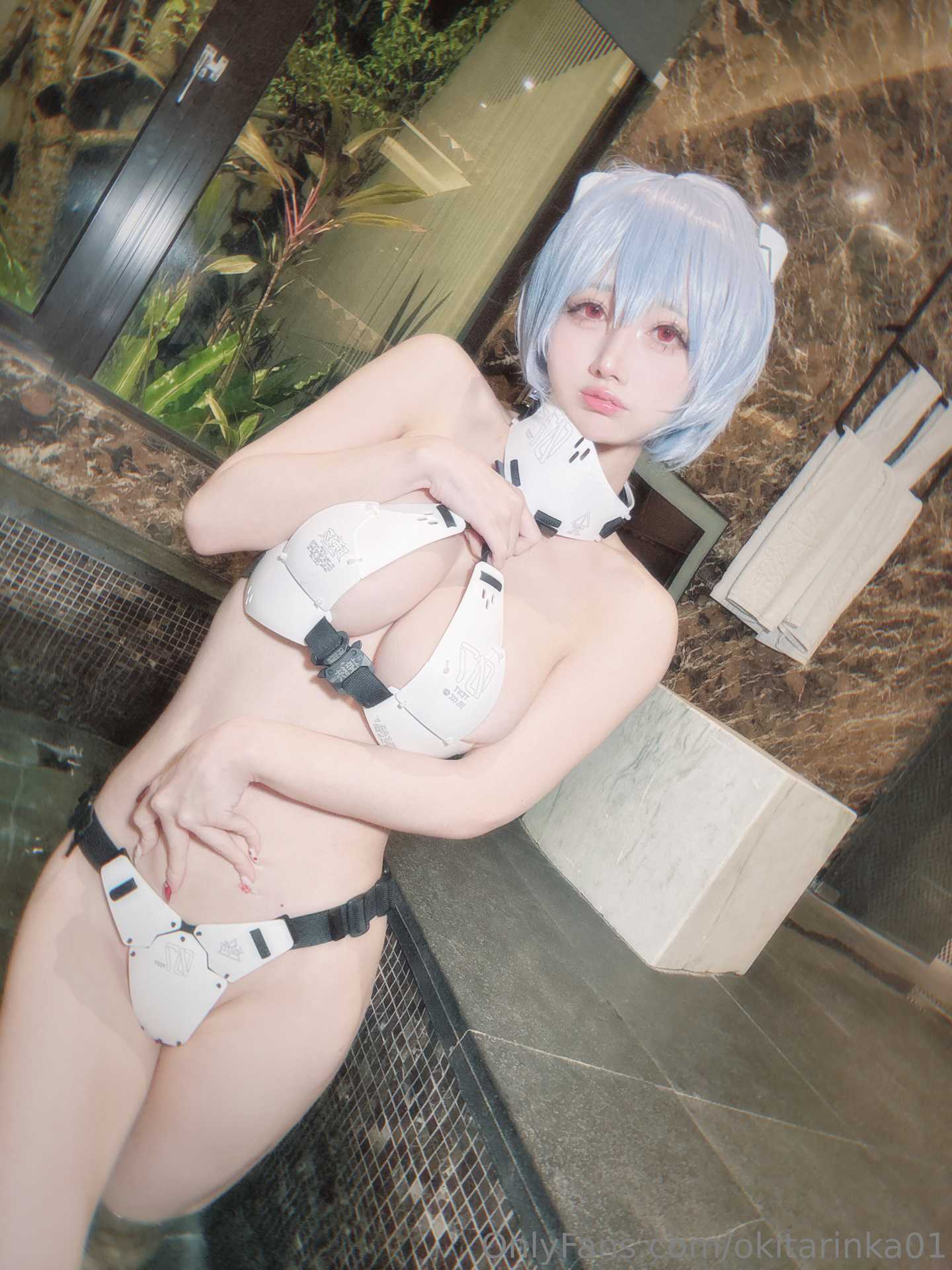 Okita Rinka (沖田凜花Rinka) cosplay Rei Ayanami – Evangelion “49 photos”