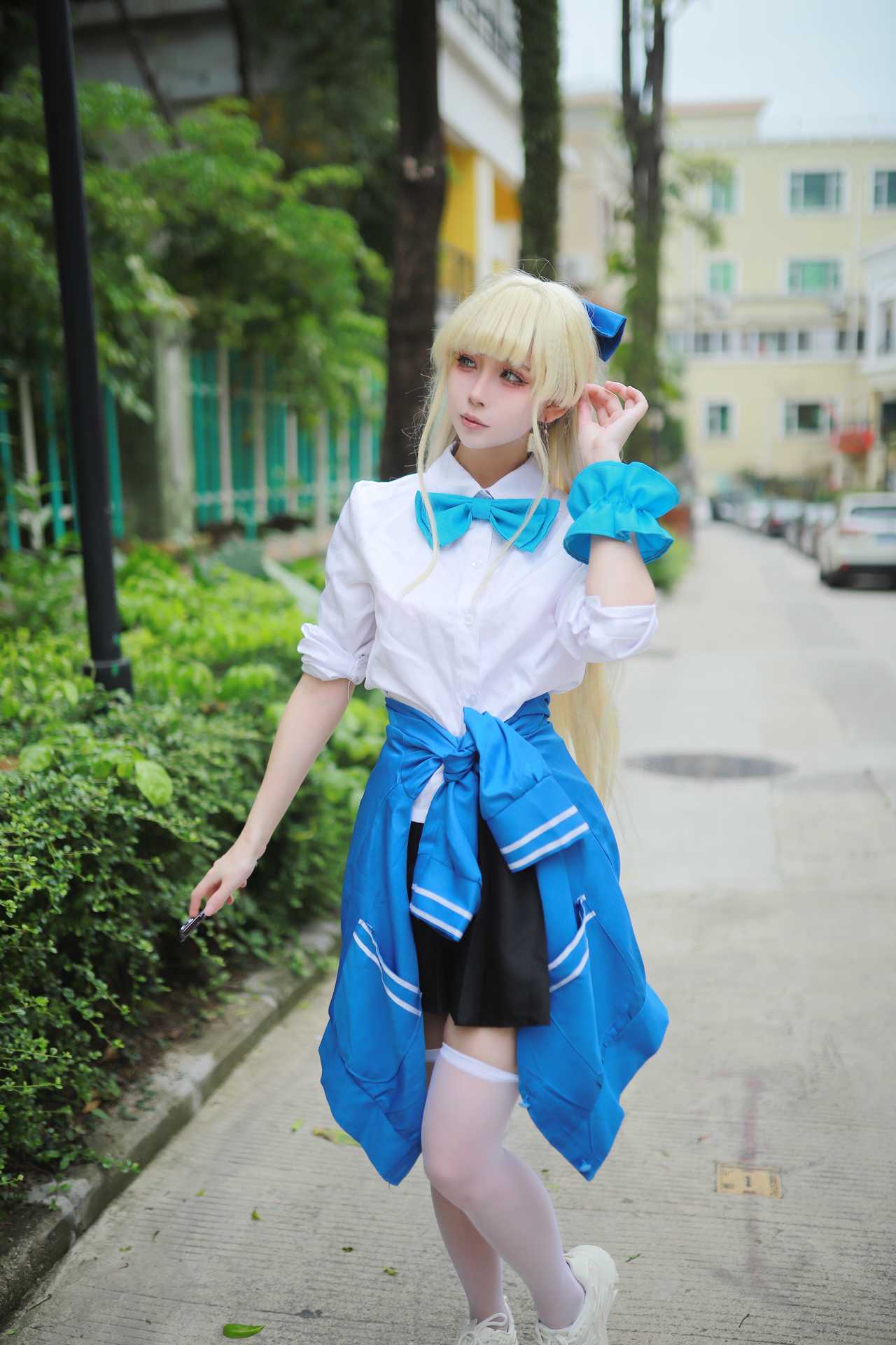 上杉绘梨落 (Uesugi hui Nashi Ochi) cosplay Asuma Toki – Blue Archive “46 photos”