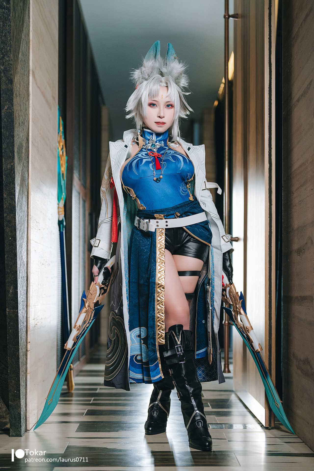 Tokar 浵卡 (laurus0711) cosplay Feixiao – Honkai:Star Rail “28 photos and 1 video”
