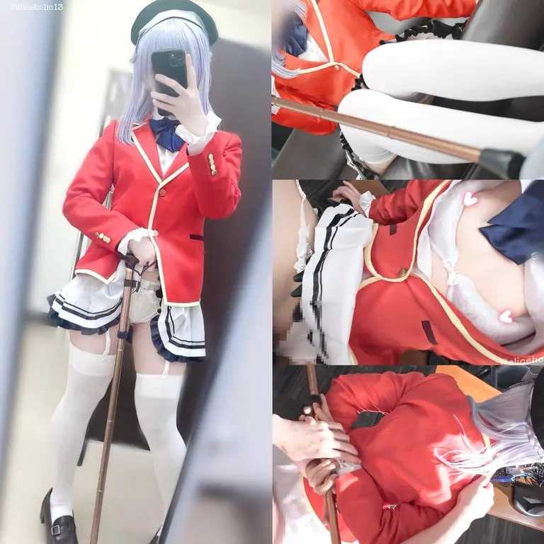 Unknown Cosplayer cosplay Arisu Sakayanagi – Classroom Of The Elite “23 photos and 1 video”