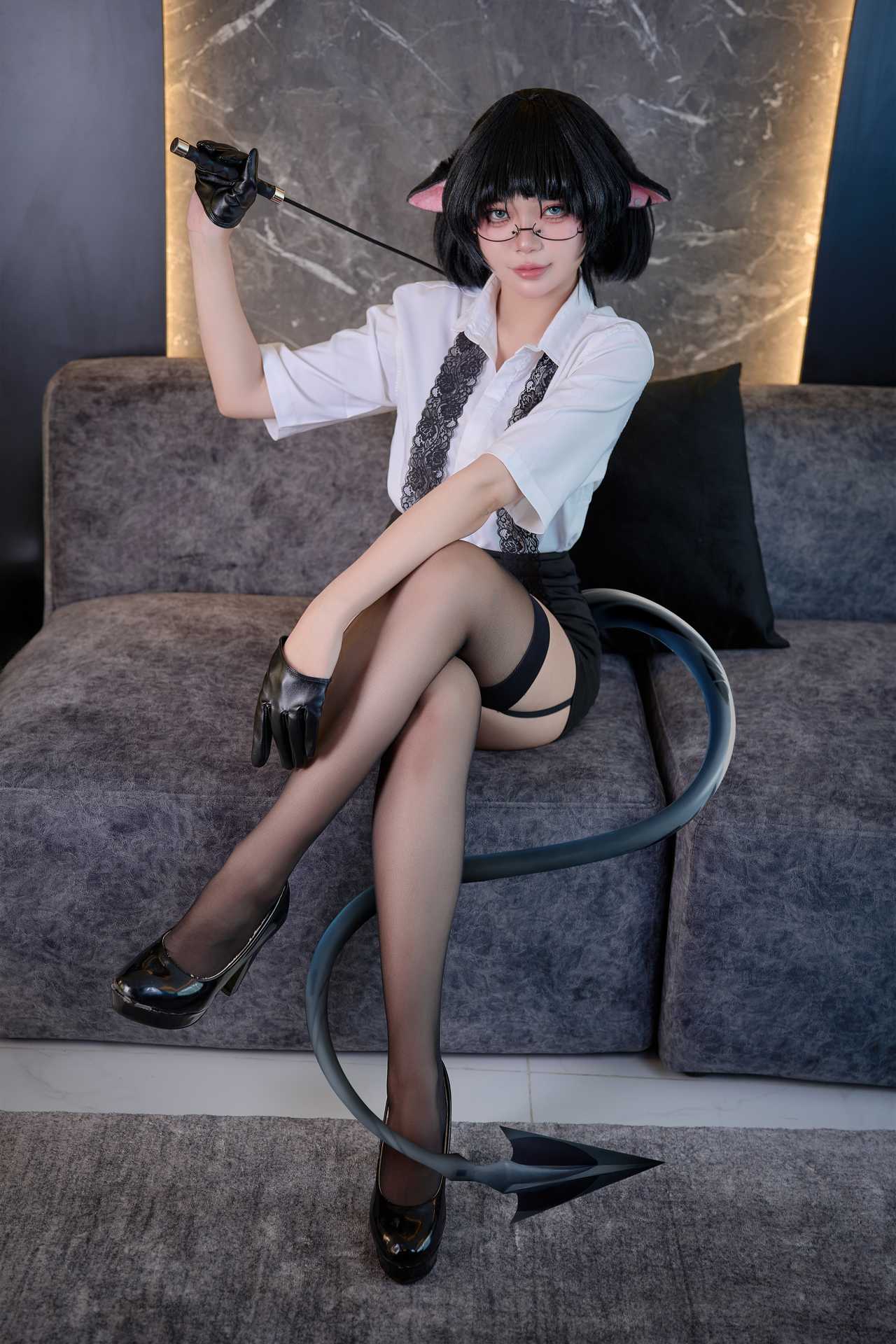 ZinieQ (ジニCosplayer) cosplay Jane Doe – Zenless Zone Zero “40 photos”