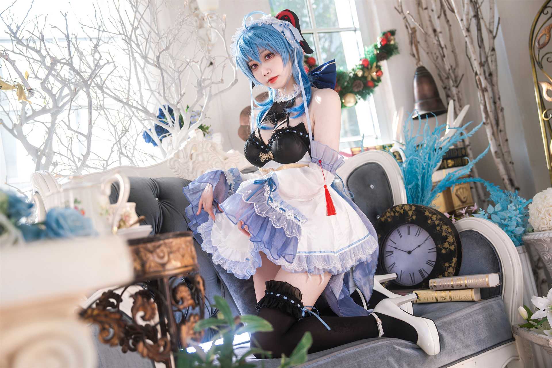 安食Ajiki cosplay Ganyu – Genshin Impact “48 photos”
