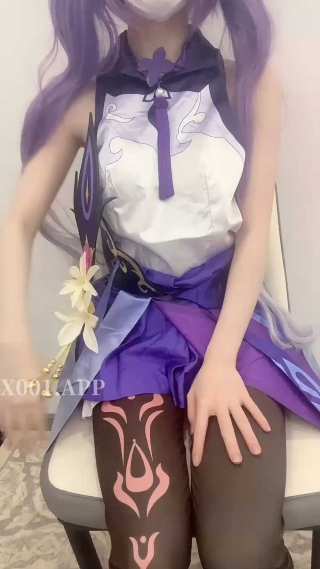 Unknown Cosplayer cosplay Keqing – Genshin Impact “22 photos and 1 video”