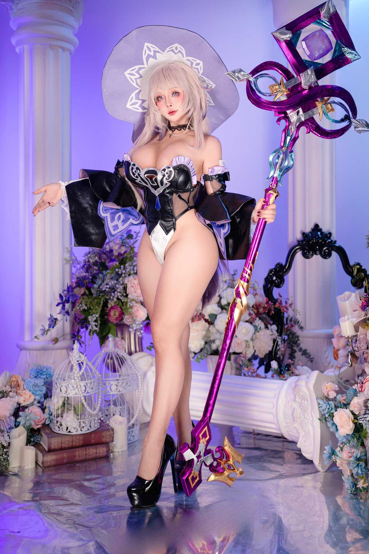 Sayo Momo cosplay The Herta – Honkai:Star Rail “74 photos and 10 videos”