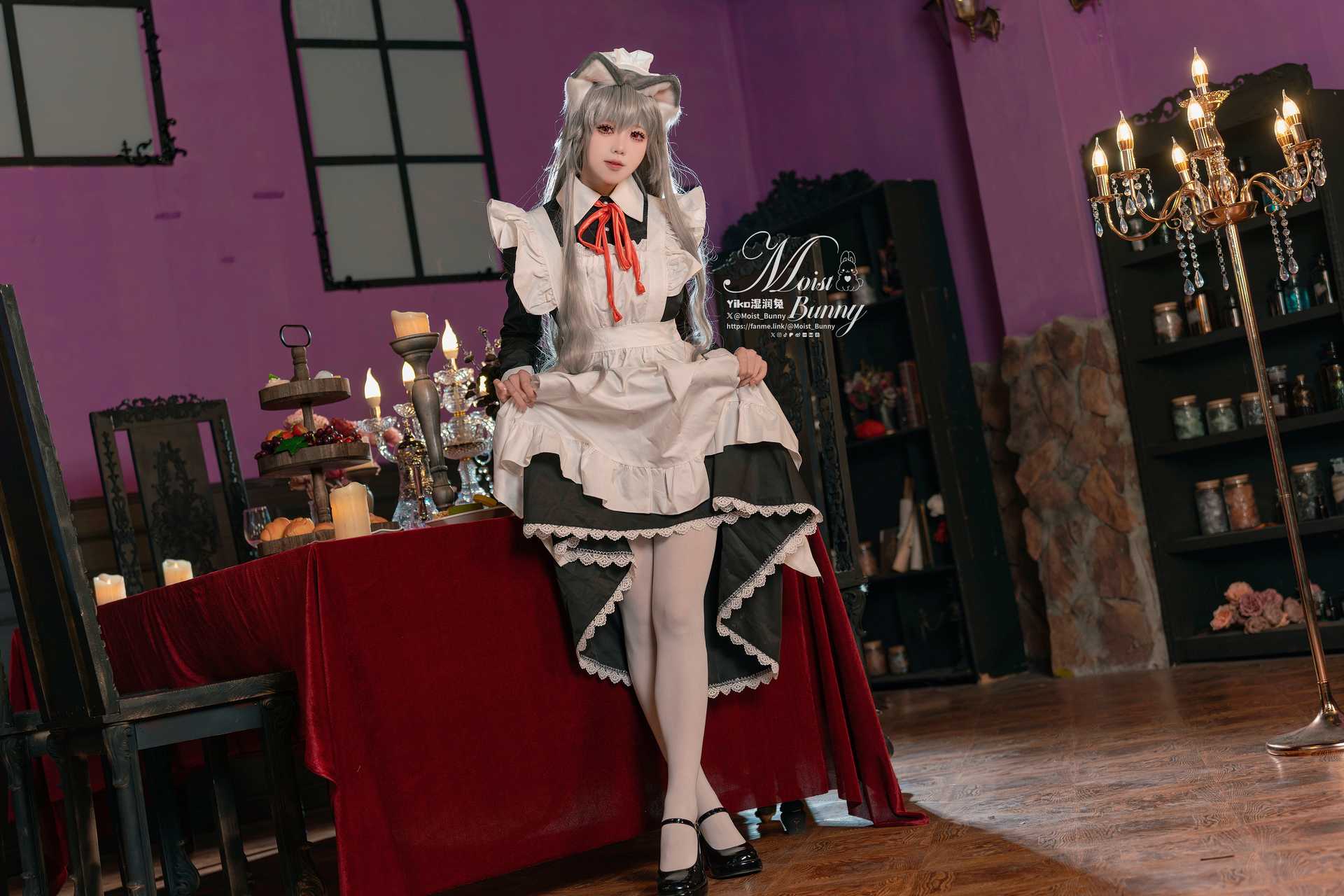 咬一口兔娘ovo (Yaokoututu) – Maid “43 photos and 1 video”