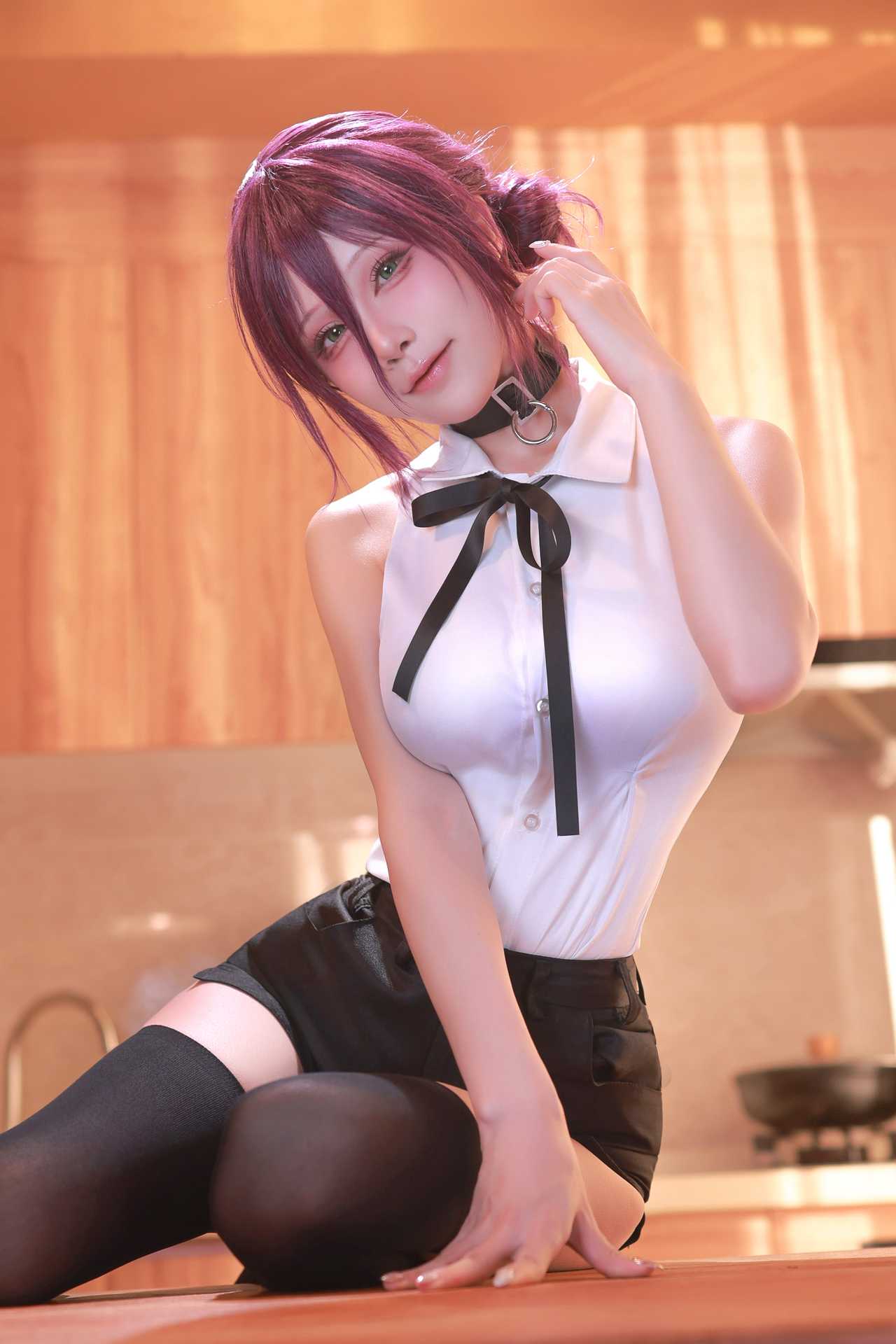 水淼Aqua cosplay Reze – Chainsaw Man “60 photos”