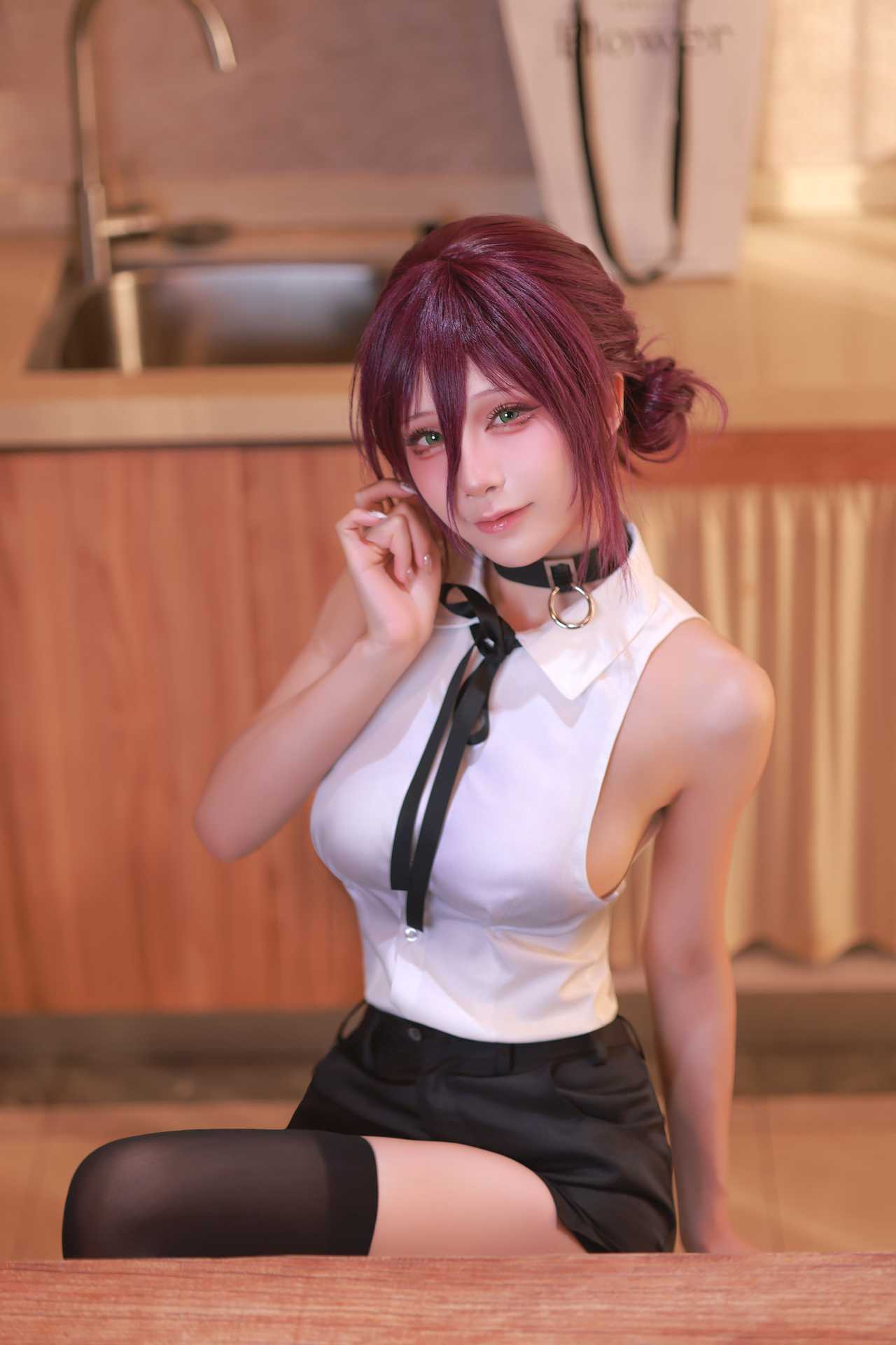 水淼Aqua cosplay Reze – Chainsaw Man “60 photos”