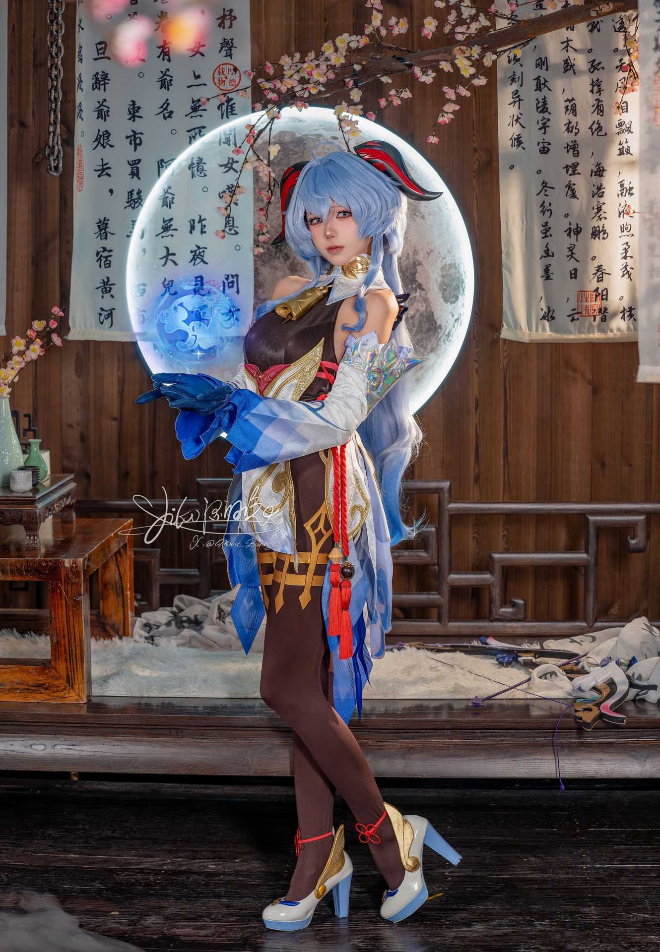 咬一口兔娘ovo (Yaokoututu) cosplay Ganyu – Genshin Impact “73 photos and 1 video”