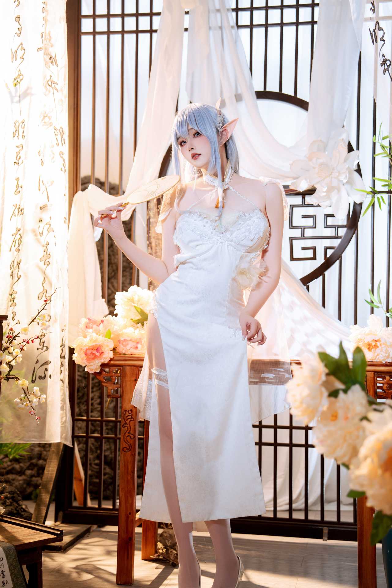 Natsuko夏夏子 cosplay Albion Cheongsam – Azur Lane “52 photos”