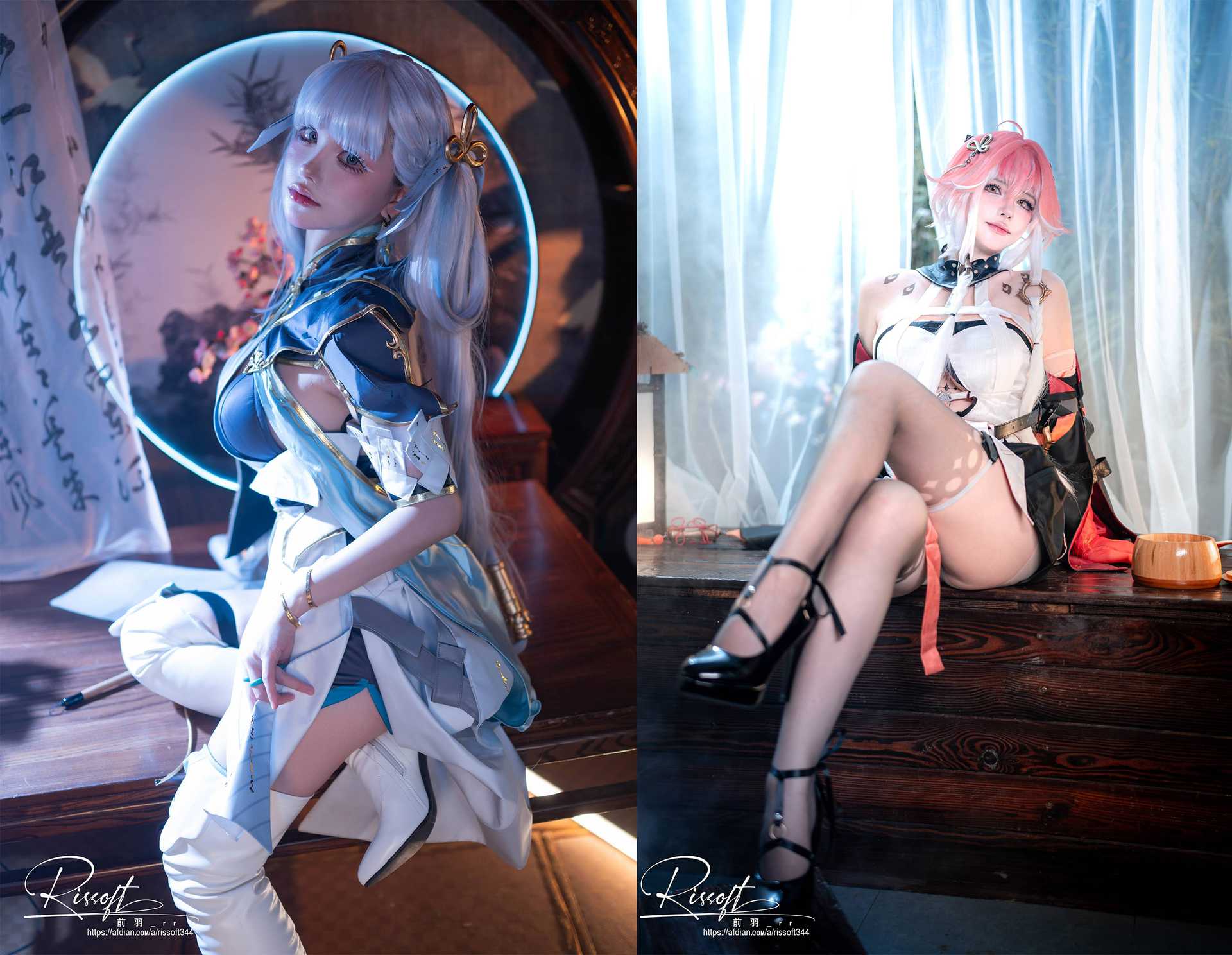 Rissoft 前羽 cosplay Changli and Jinhsi – Wuthering Waves “46 photos”