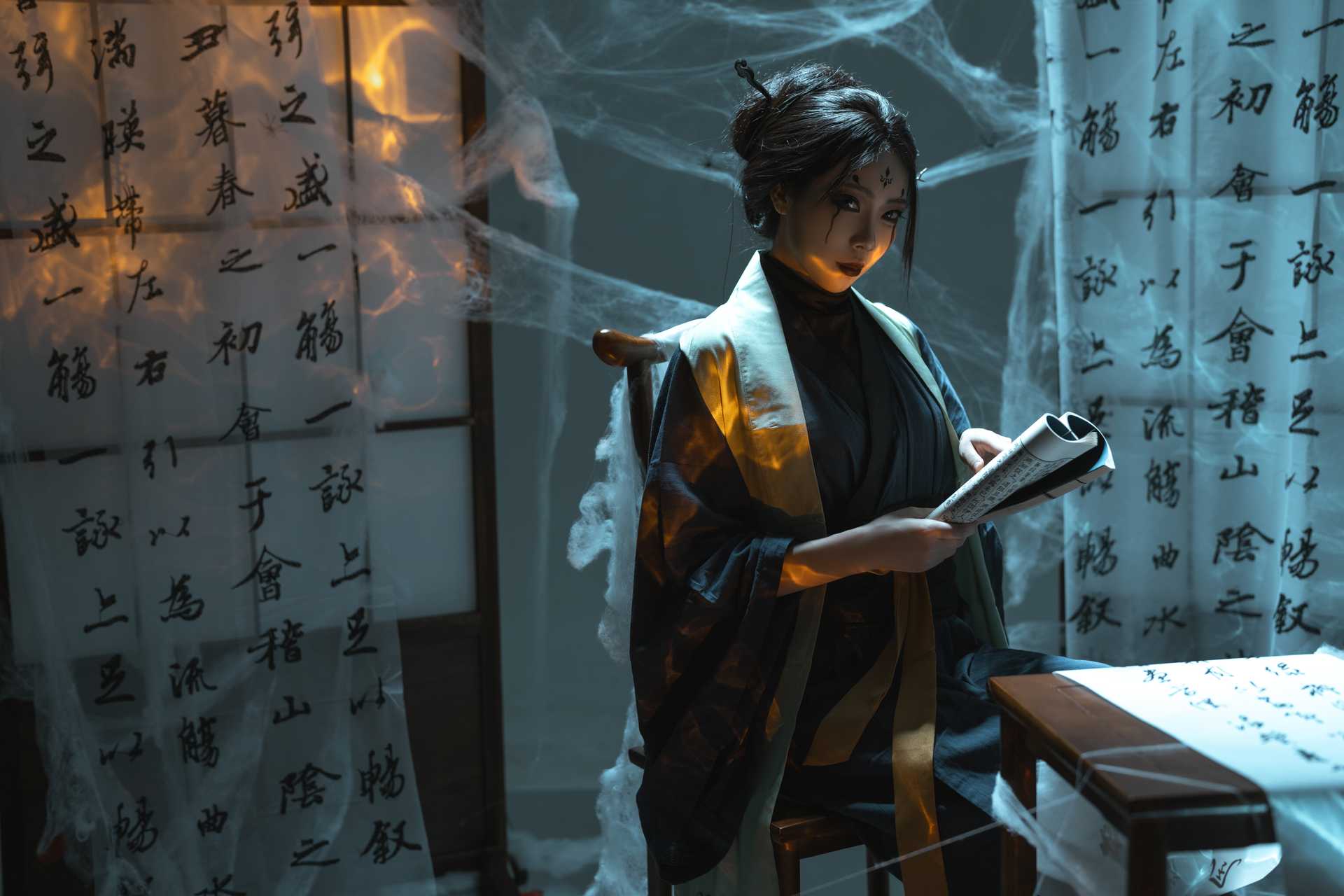 杏仁曲奇 (Mali luo si) cosplay The Fourth Sister – Black Myth: Wukong “50 photos”