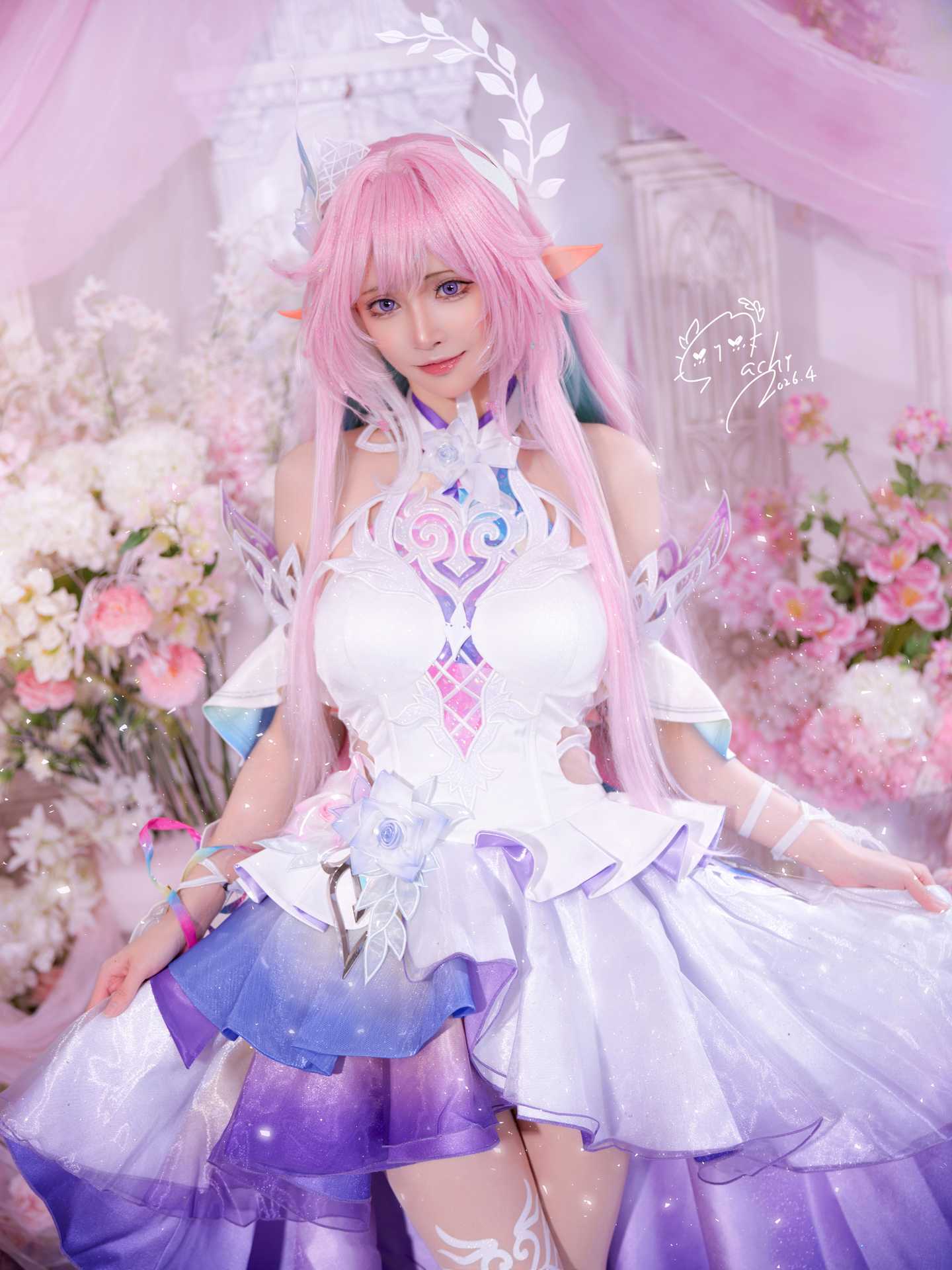 Machi馬吉 cosplay Cyrene – Honkai:Star Rail “104 photos and 1 video”