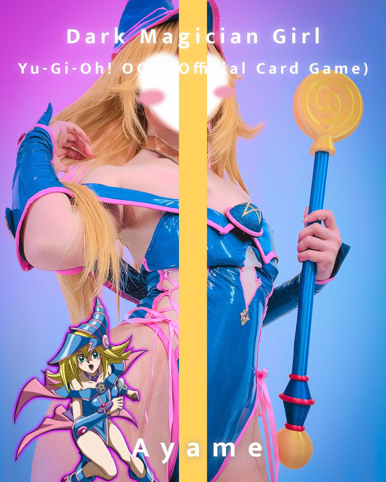 Ayame Base cosplay Dark Magician – Yu-Gi-Oh “35 photos and 4 videos”
