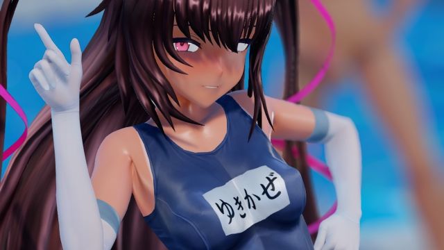 スク水ゆきかぜちゃんでお披露目Dance