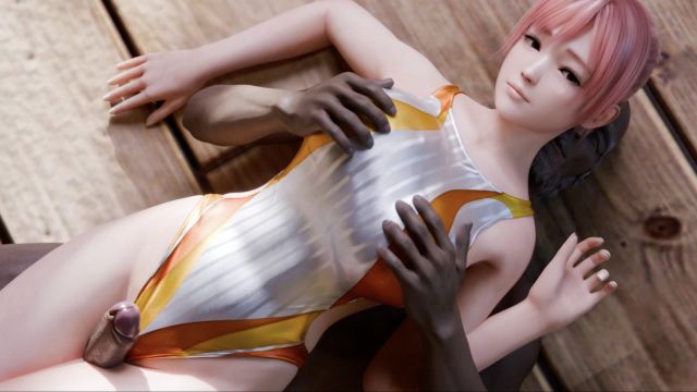 Honoka Wrestling! | DoA Animation S170