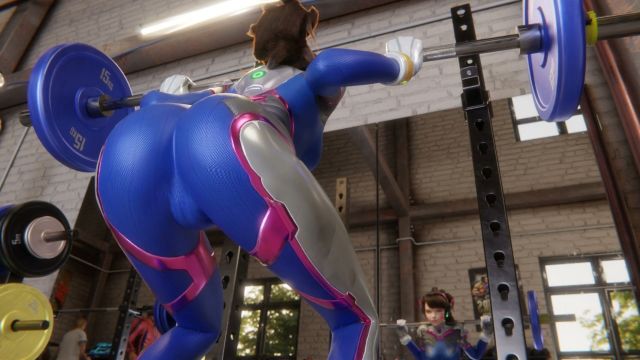 D.va’s suit splitting incident (1080p)