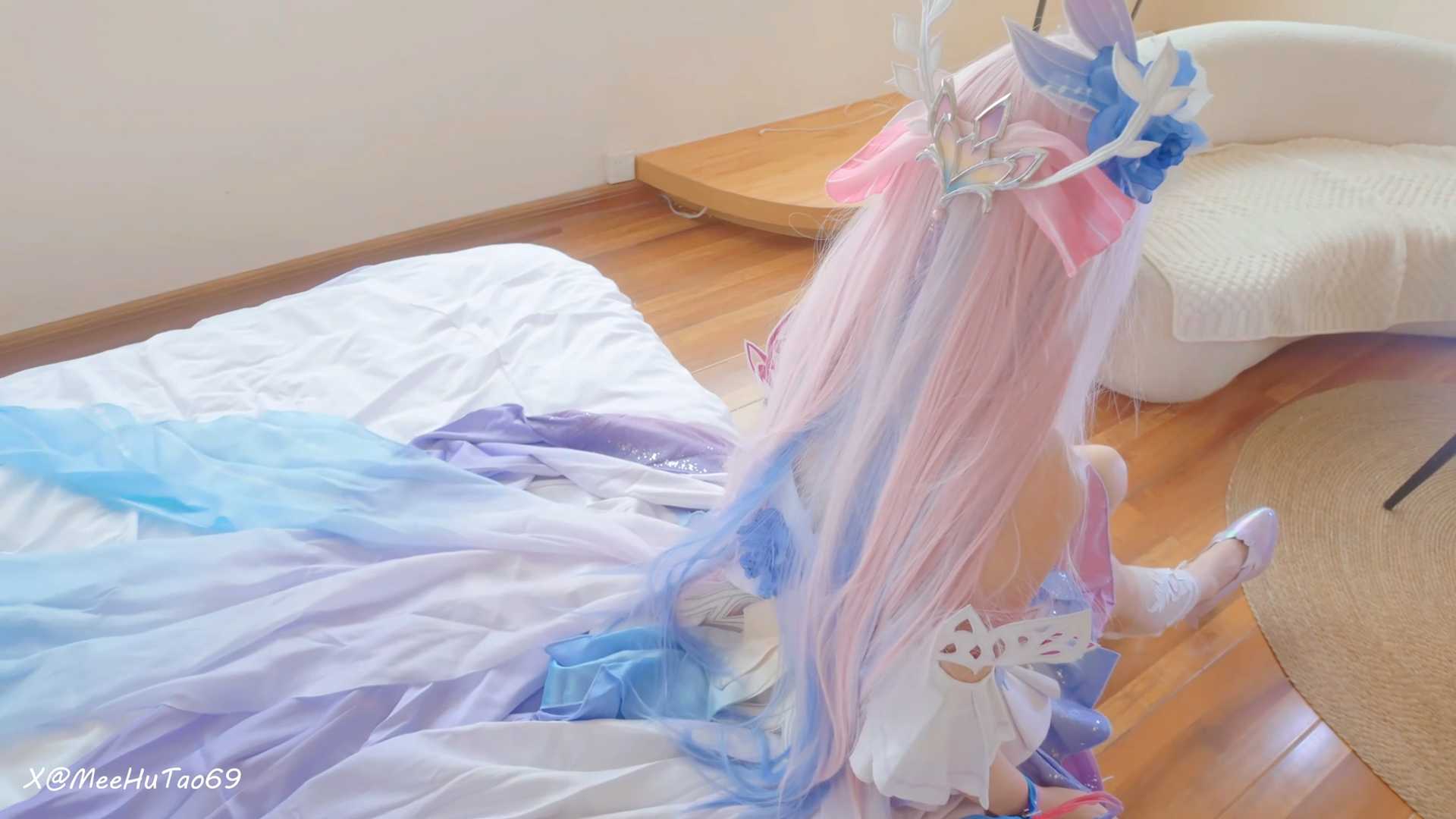米胡桃MeeHutao (MeeHuTao69) cosplay Cyrene – Honkai:Star Rail “20 photos and 1 video”