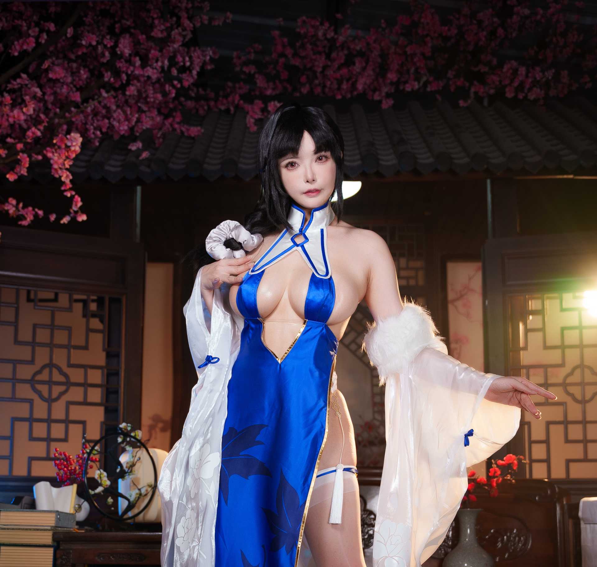 秋和柯基 (QIUandCorgi) cosplay Ting An – Azur Lane “30 photos and 1 video”