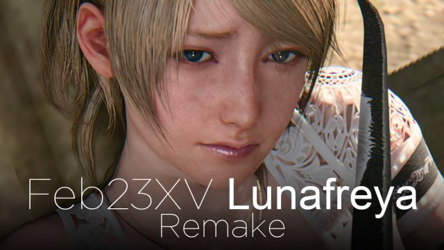 Feb23XV Lunafreya Remake - Luna Trident Long