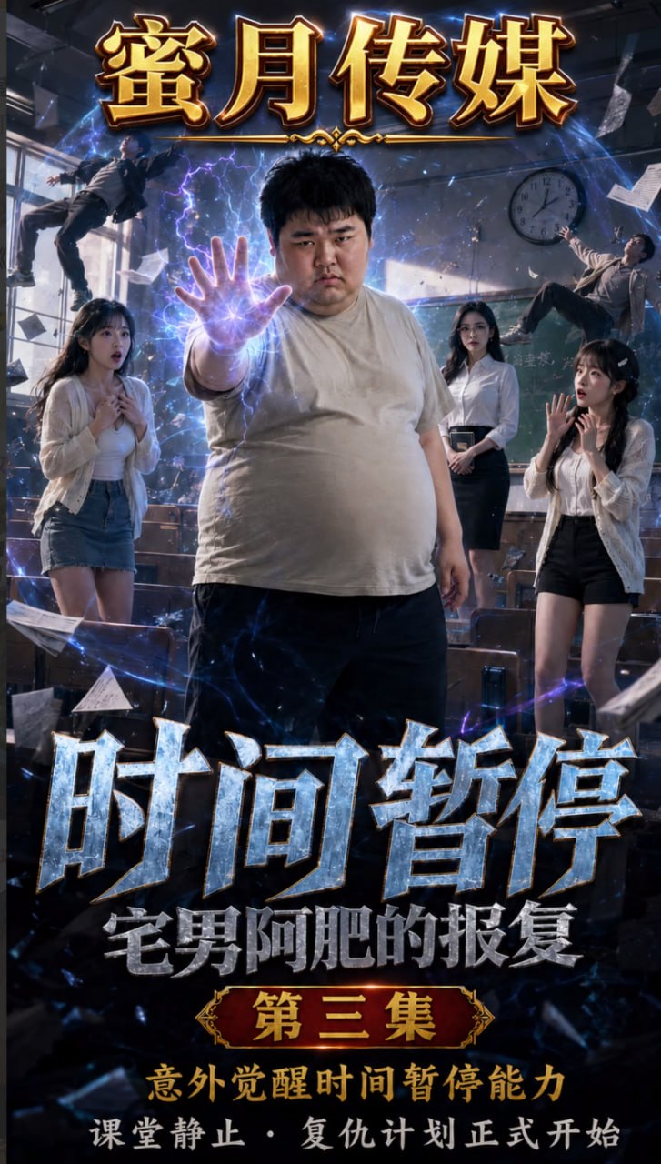 时间暂停，宅男阿肥的报复