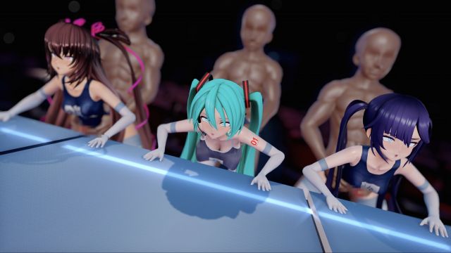 どすけべ3人でダイナミック腰ふり!+最後にえっちシーン!
