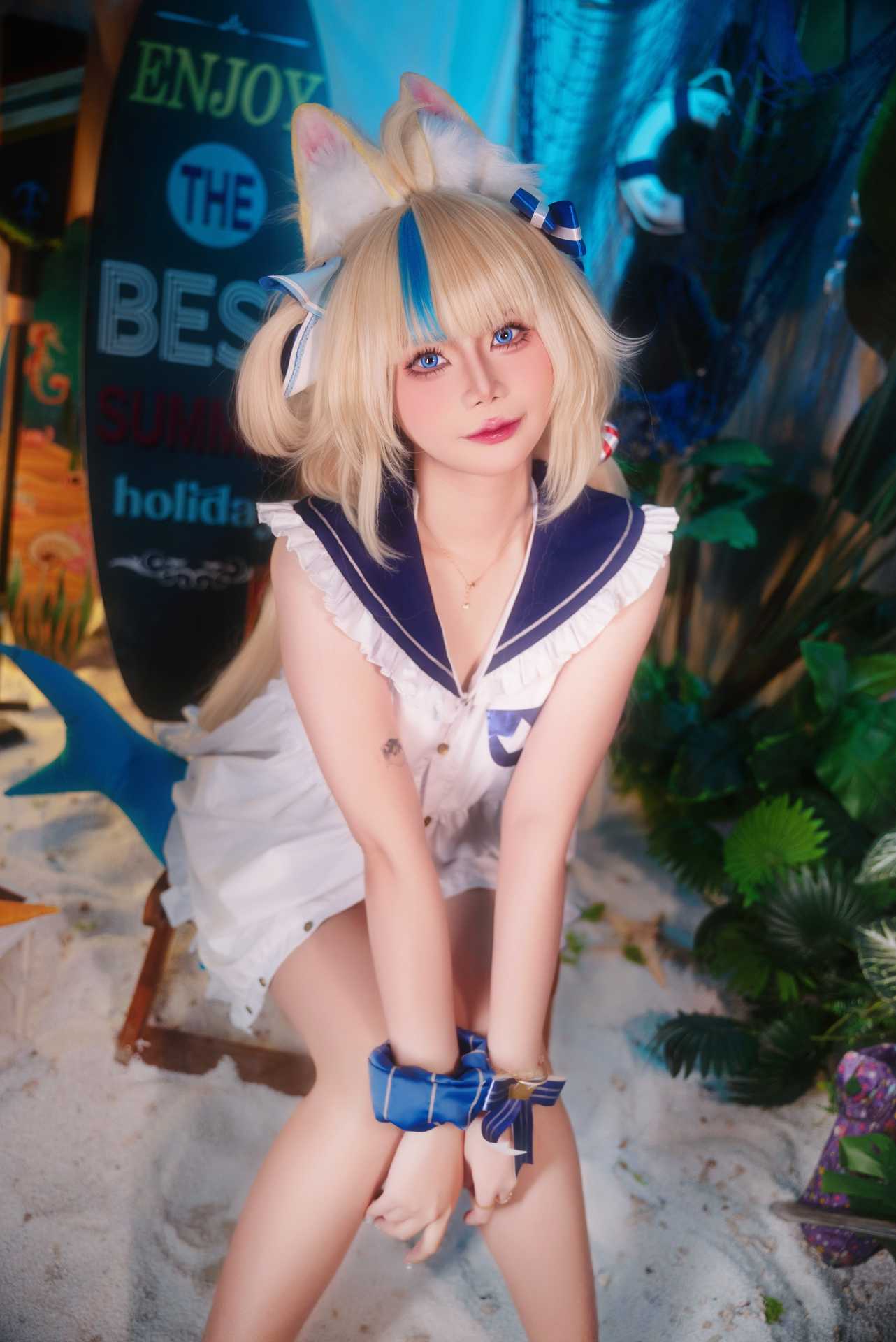 Miinmeow cosplay Sameko Saba – Vtuber “62 photos”