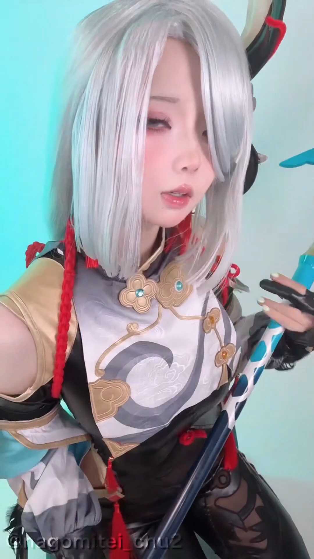 ChuChu Magic cosplay Shenhe – Genshin Impact “33 photos and 1 video”