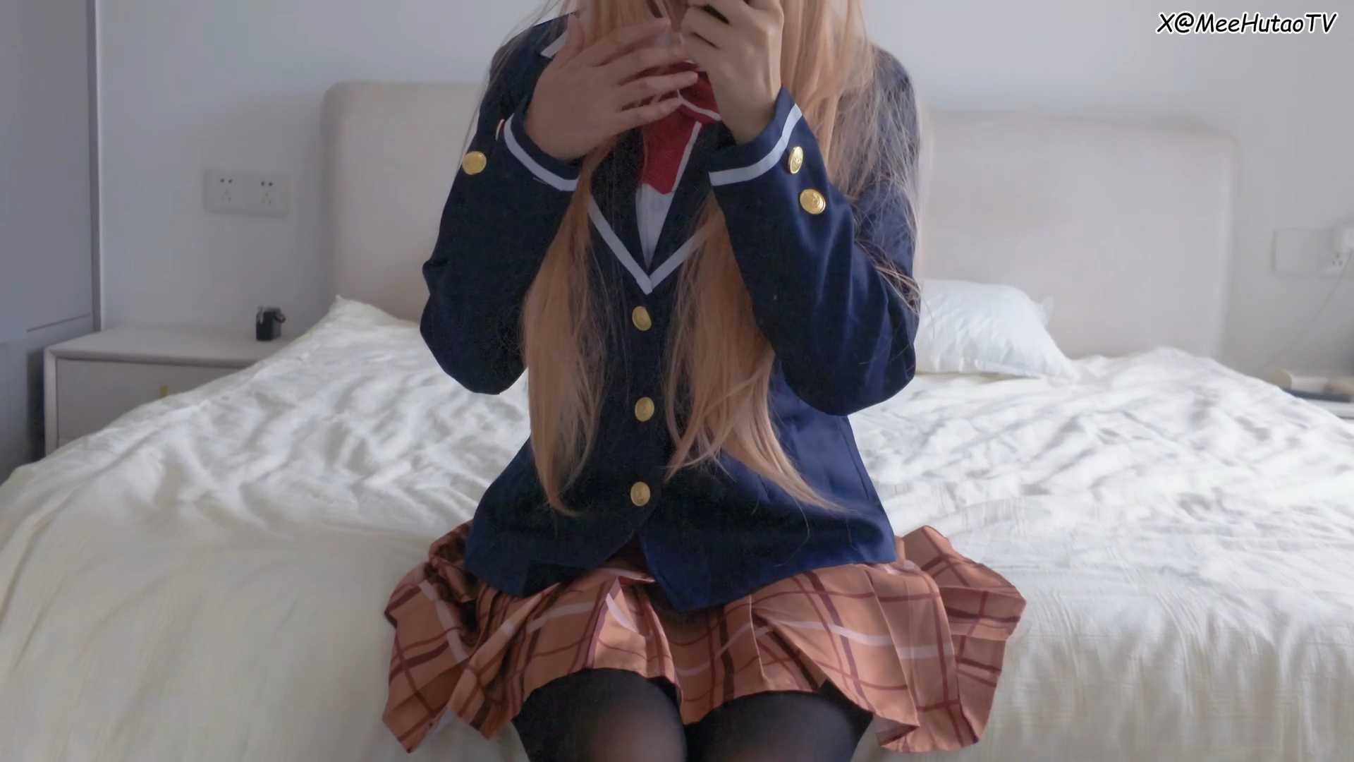 米胡桃MeeHutao (MeeHuTao69) cosplay Mahiru Shiina – Otonari no Tenshi-sama “19 photos and 1 video”
