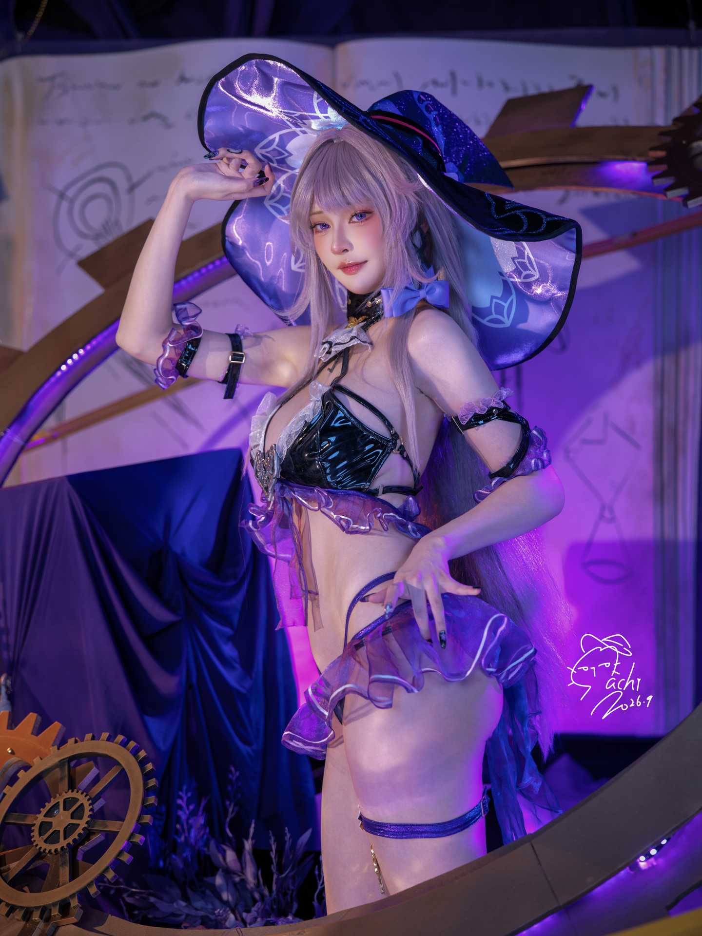 Machi馬吉 cosplay The Herta Swimsuit – Honkai:Star Rail “42 photos”