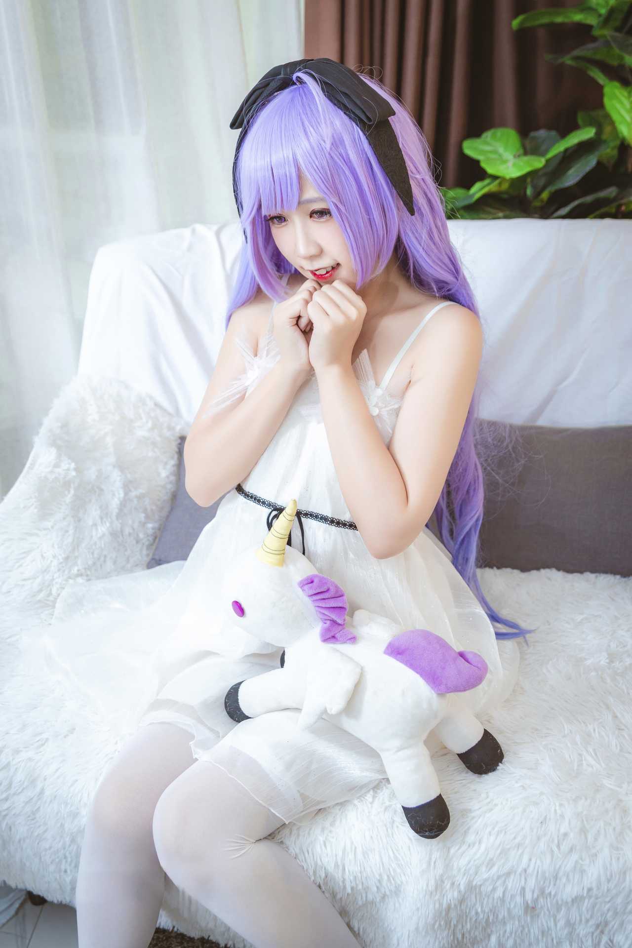 流年不停_w (Liunian bu ting) cosplay Unicorn Pajamas – Azur Lane “47 photos and 1 video”