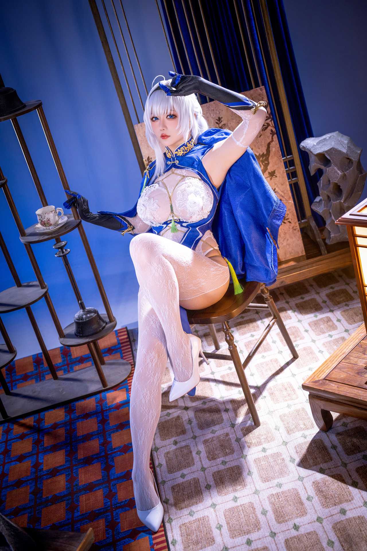 Hoshilily (星之迟迟) cosplay Mainz, Pearl and Shinano – Azur Lane “96 photos”