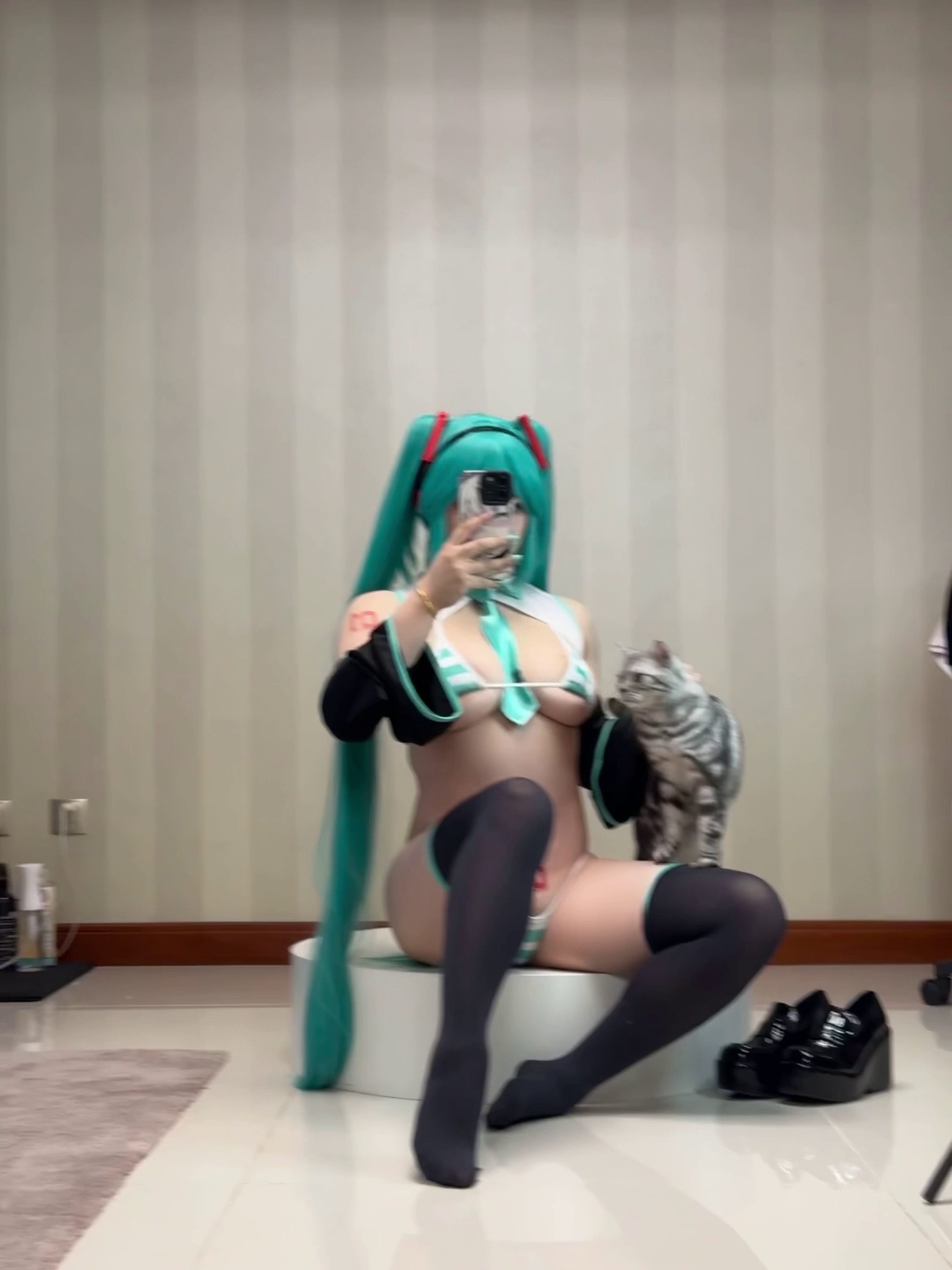 皮皮奶 VOCALOID 初音未来 自拍