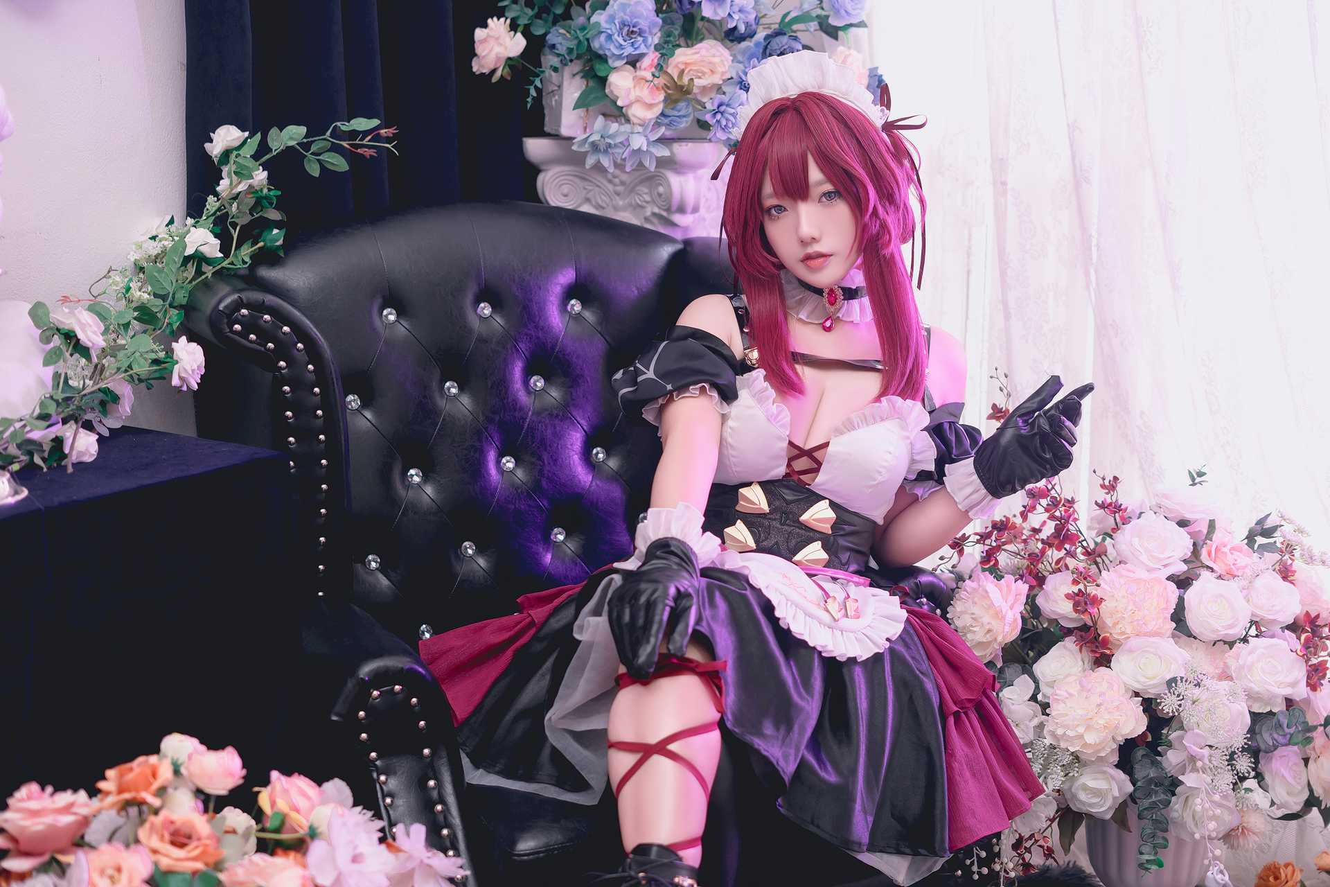 Messie Huang写真 cosplay Kafka – Honkai:Star Rail “50 photos”