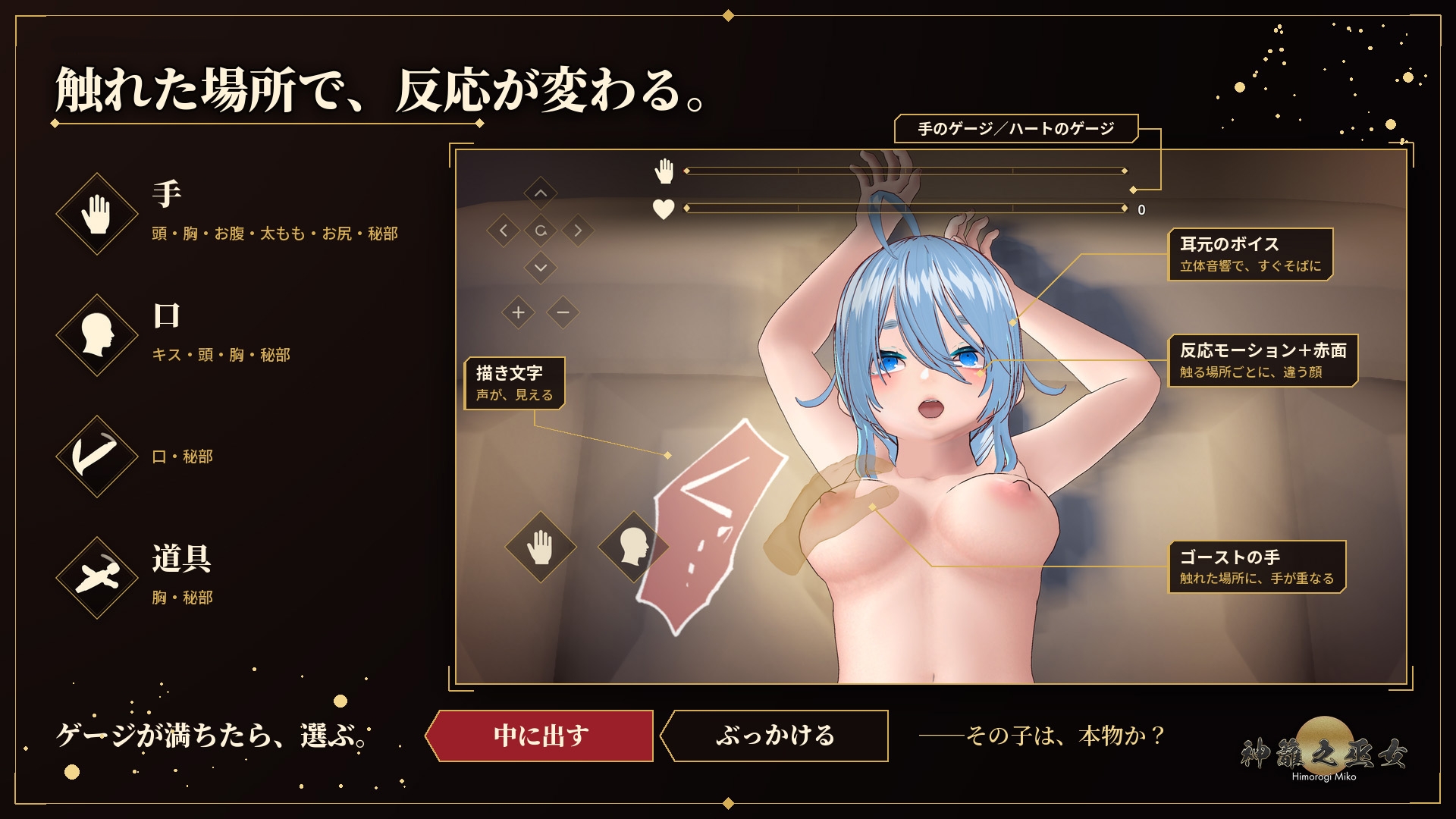 Inside the Real One, Outside the Fake One — See Through the Succubus Disguised as a Shrine Maiden: Himorogi Miko 1
