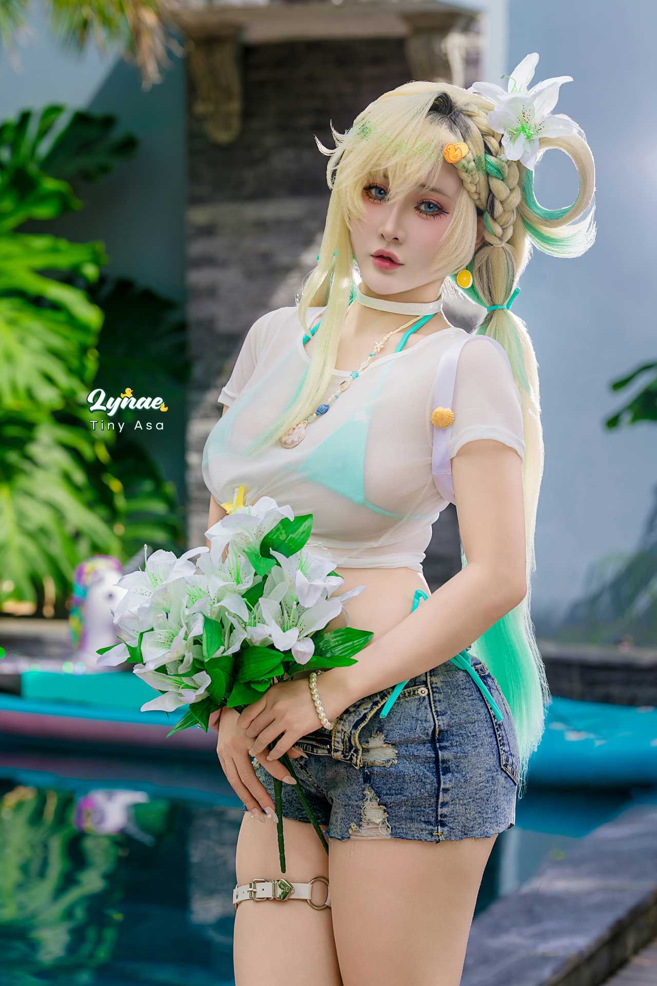Tiny Asa アサ (tiny.asababy) cosplay Lynae – Wuthering Waves “59 photos and 1 video”