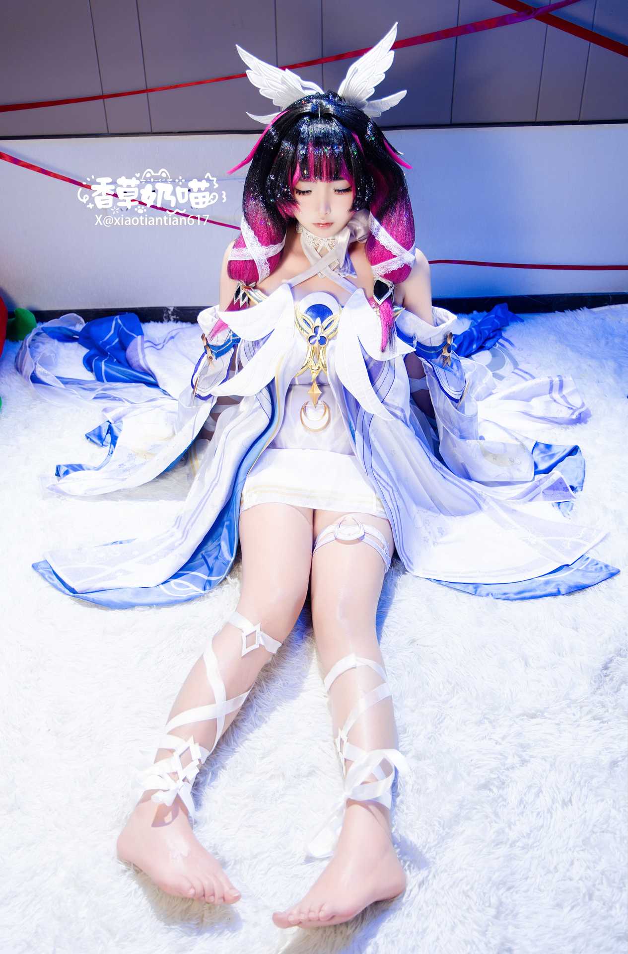 筱田甜 (xiaotiantian617) cosplay Columbina – Genshin Impact “126 photos and 2 videos”